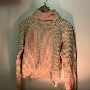 offwhite turtle neck sweater